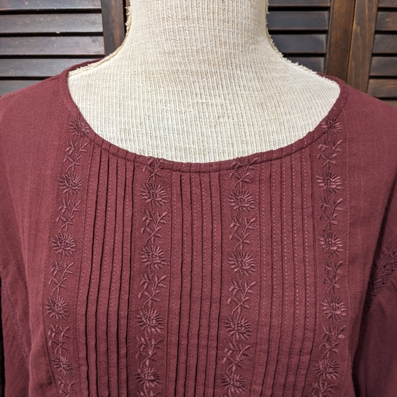 Lucky Brand Balloon Sleeve Blouse - Picture 3 of 8